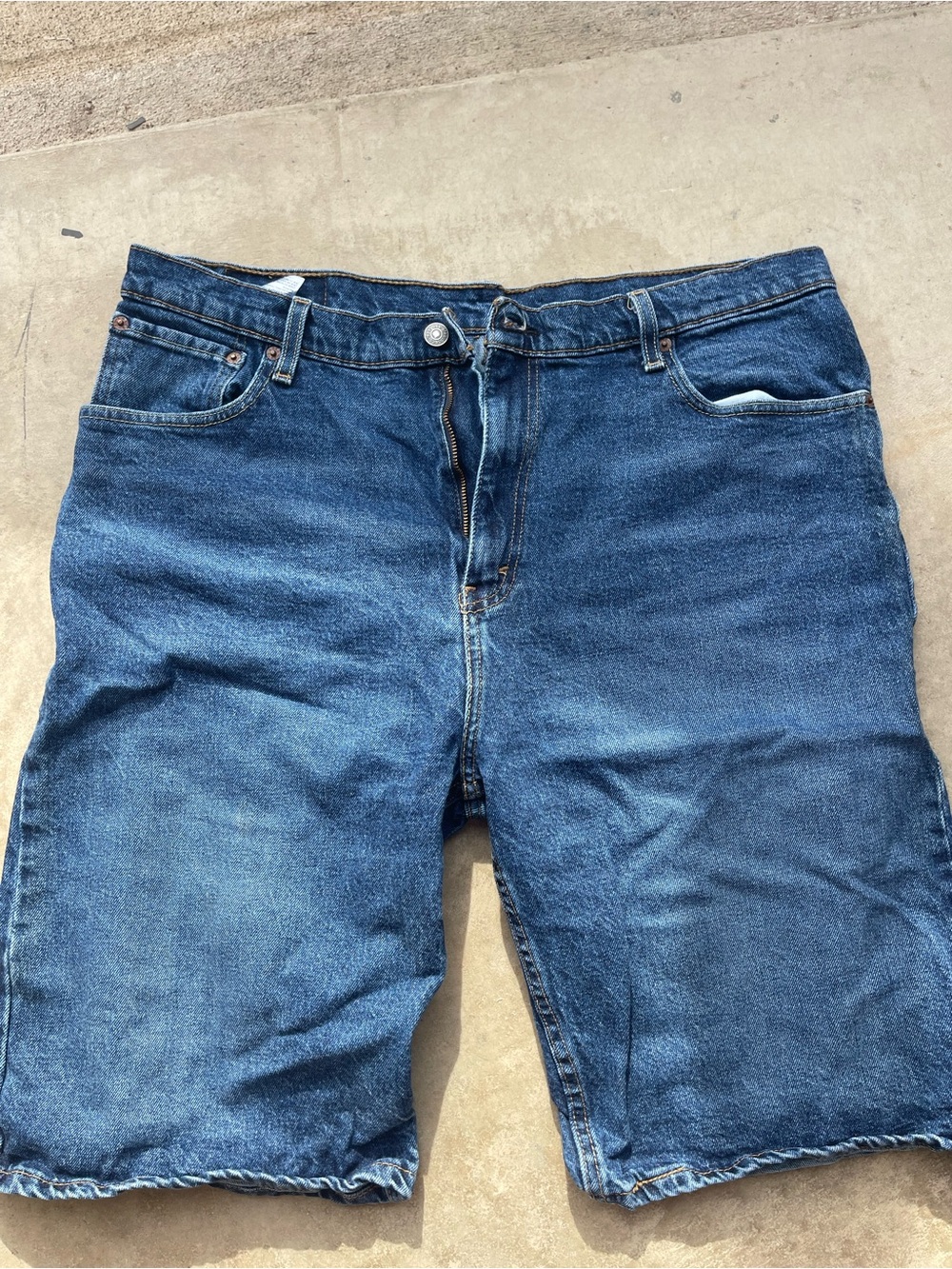 Levi's Men's Dark Blue Denim Shorts